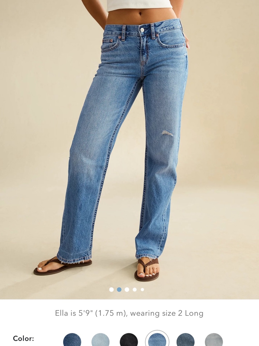 AE Low-Rise Classic Straight Jean 000 R